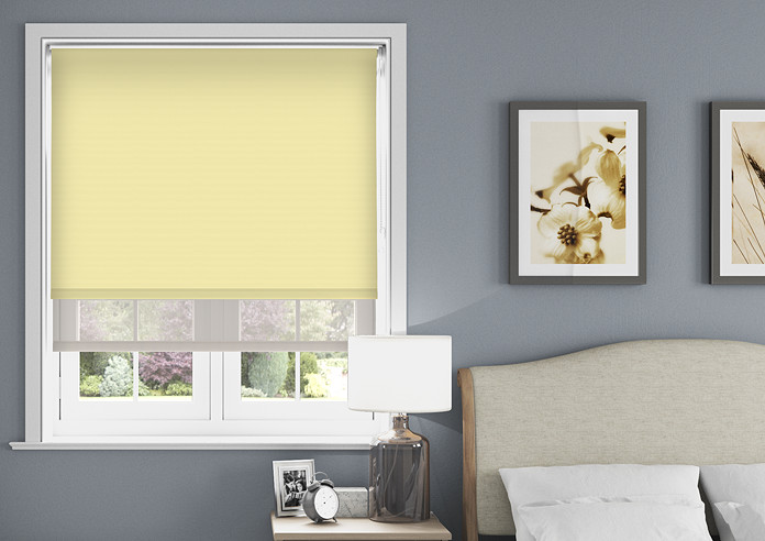 Rimini (Blackout), Sand & Texen Truffle - Double Roller Blind - Image 3